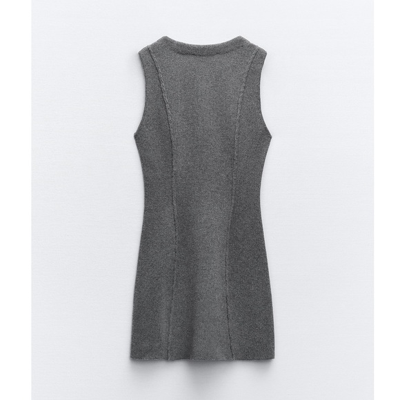 Zara KNIT DRESS WITH ZIPPER - Picture 5 of 14